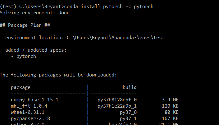 Install PyTorch